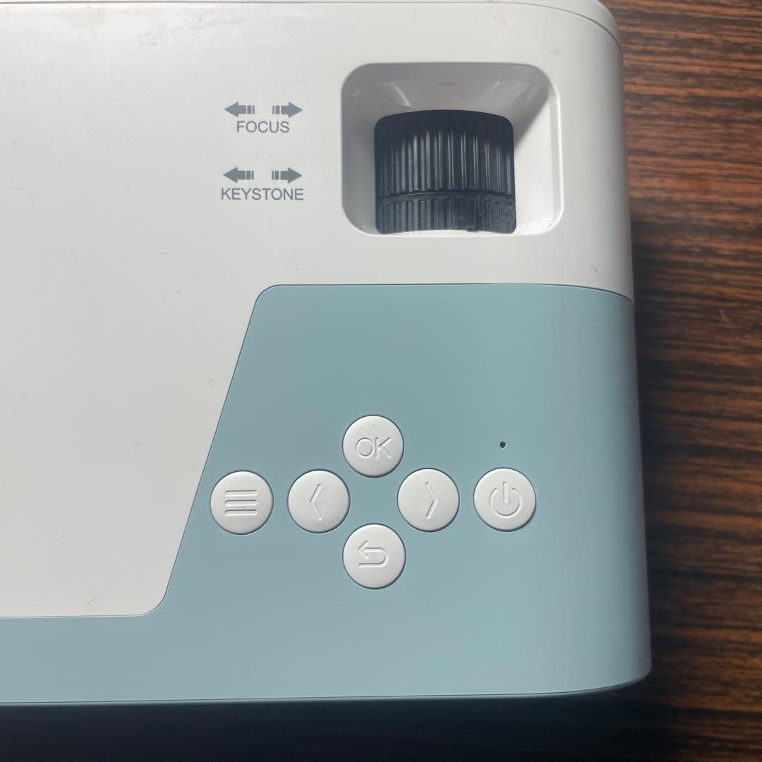 プロジェクター本体 ホワイト/ブルー