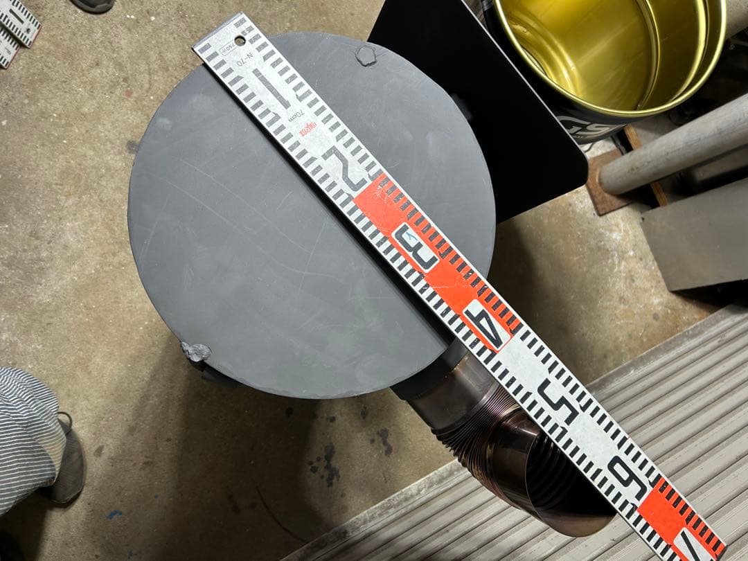 鍛冶工のプロが製作 廃油 ストーブ 送料無料 スライド蓋 キャスターロック付