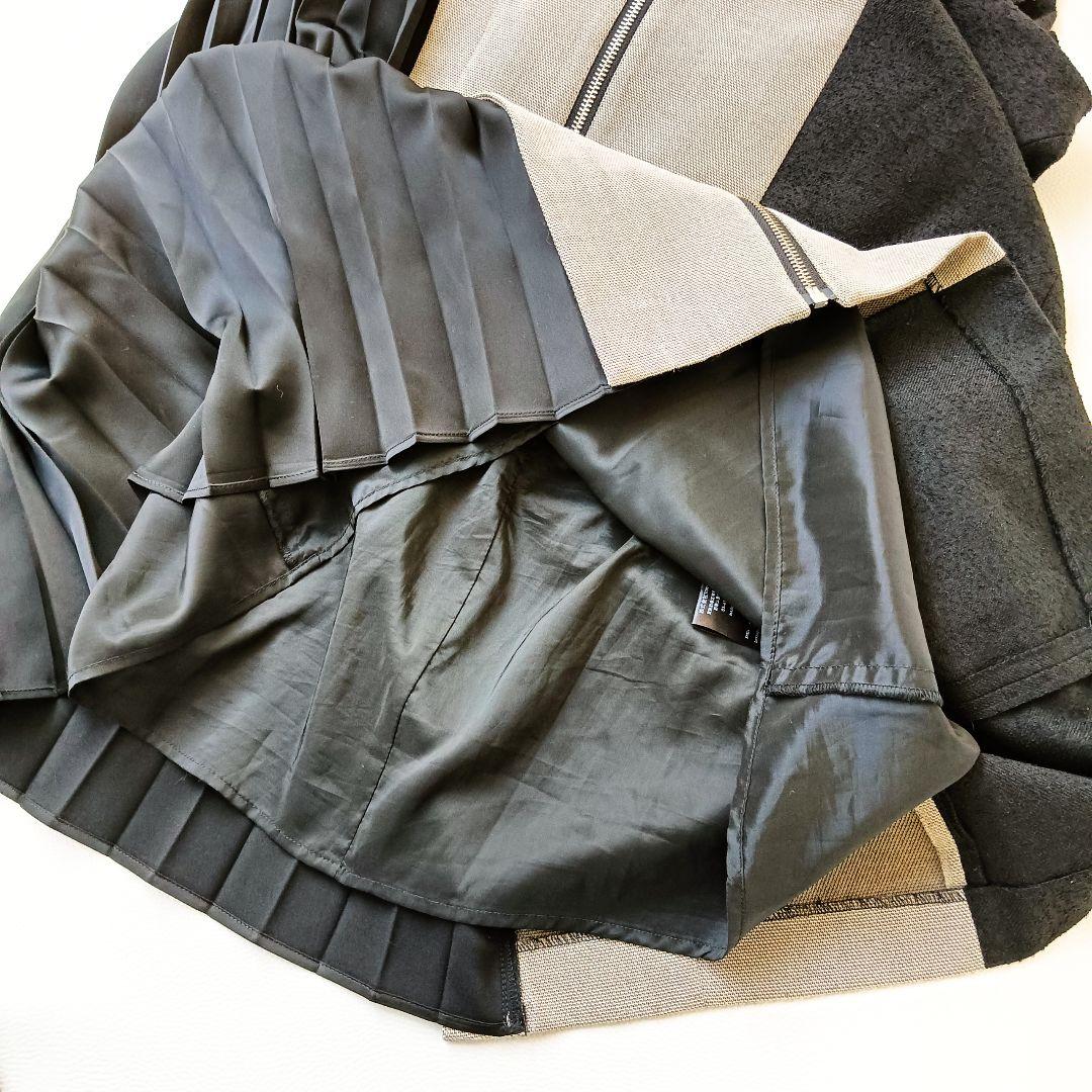 良品✨《ユナイテッドトウキョウ》コレットカーブプリーツワンピース アシメ ロング