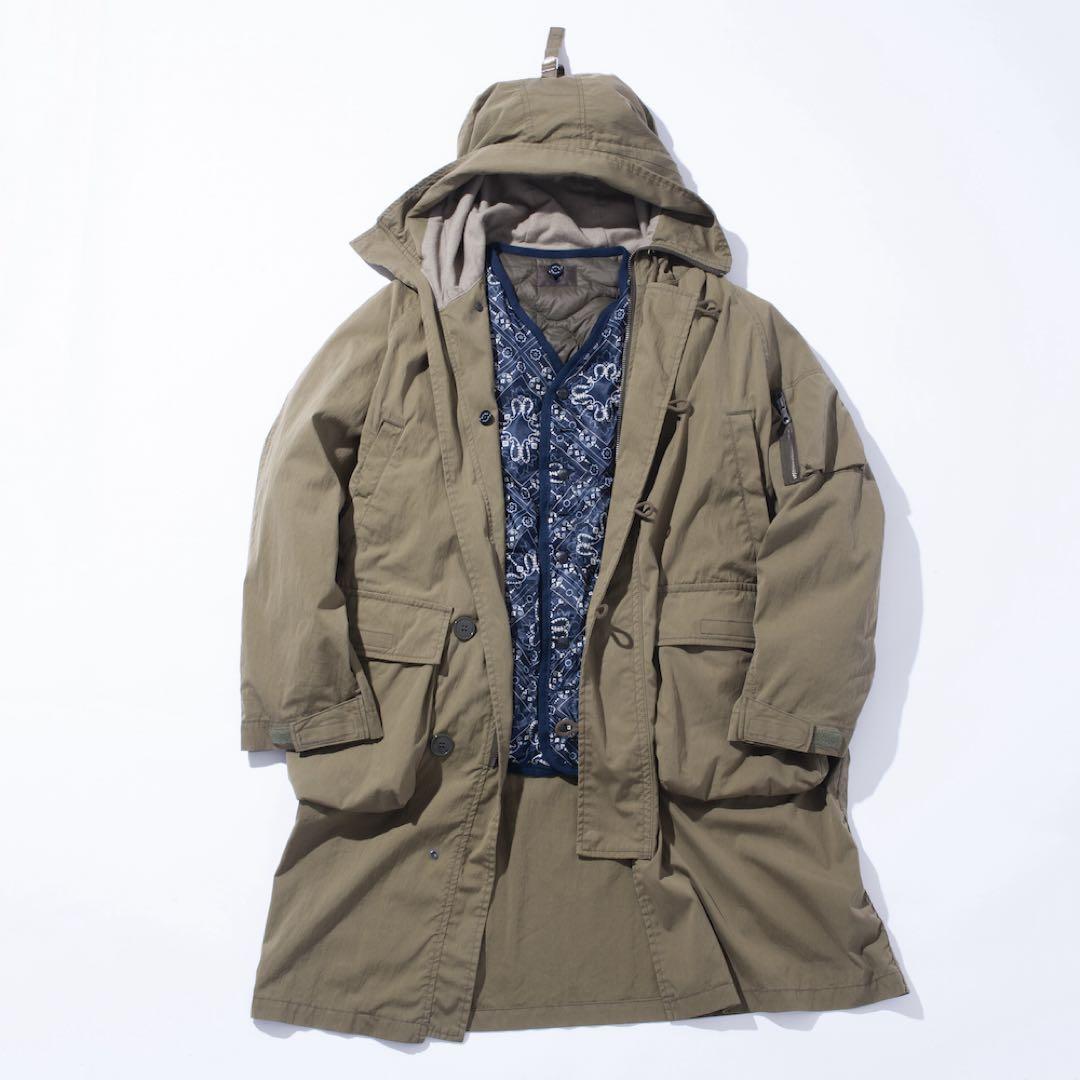 TAION×BLUEBLUE ダウンフィールドコート　ハリウッドランチマーケット