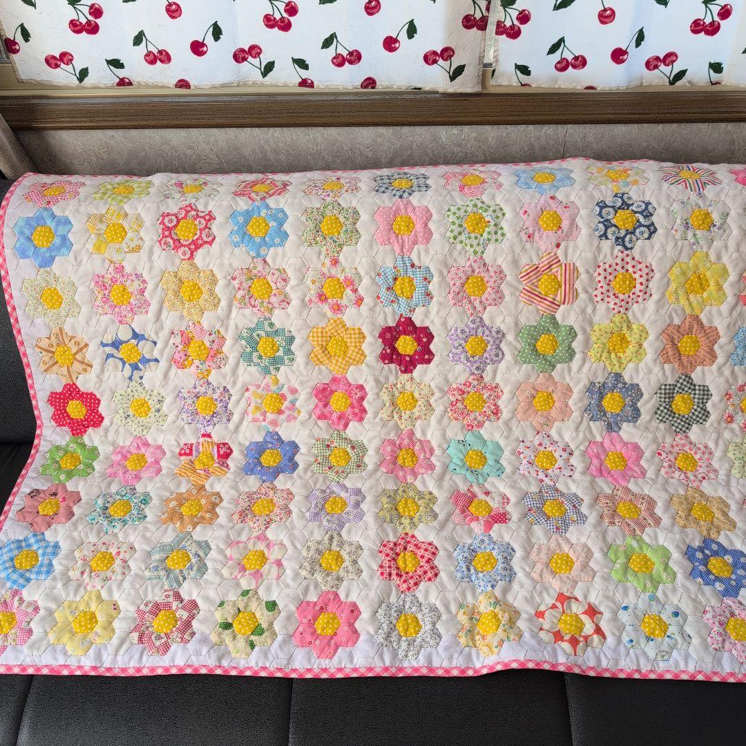 パッチワークキルト　大判サイズ