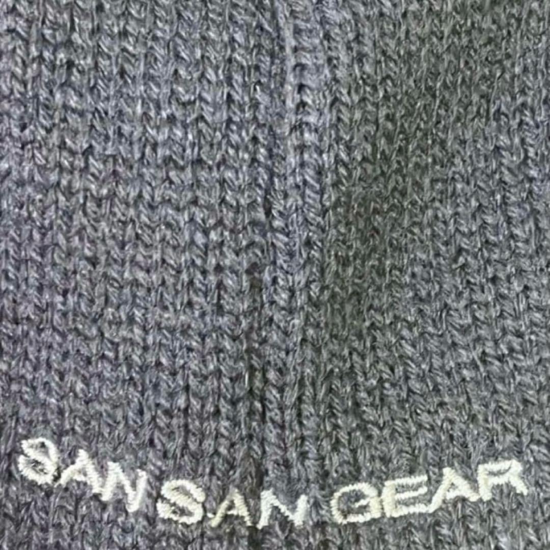 【即日発送】sansan gear サンサンギア　ビーニー　ニット帽　グレー
