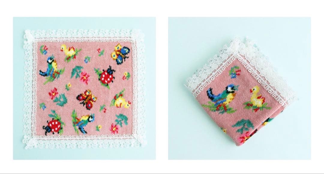 近沢レース フェイラー ハンカチ ティッシュポーチ