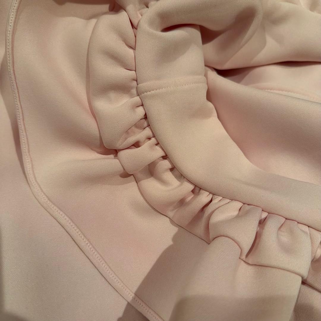 トップス JILTU baby frill hoodie skirt baby pink