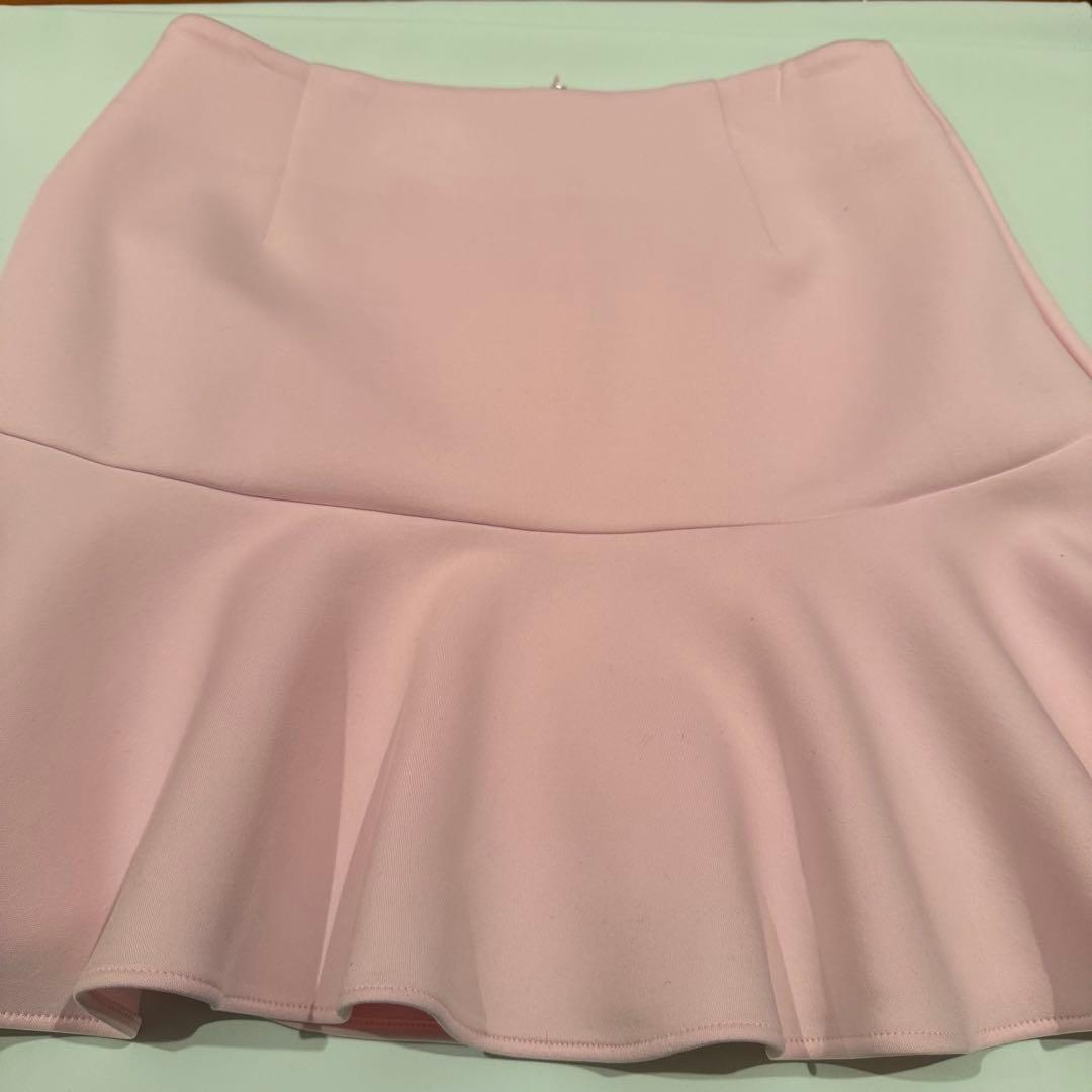 トップス JILTU baby frill hoodie skirt baby pink