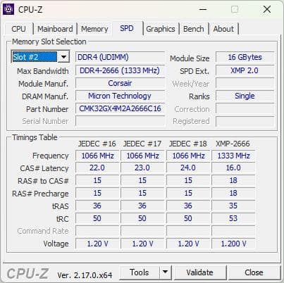 Corsair Vengeance LPX DDR4 16GB*2 ①