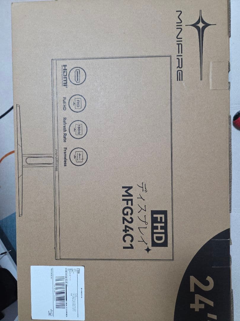 MINIFIRE 24インチ ゲーミングモニター MFG24C1　180hz
