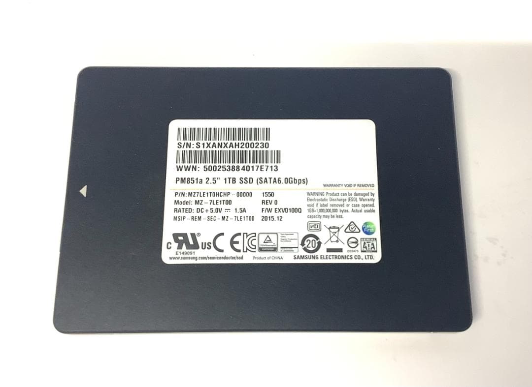 ③-WA359-SAMSUNG SATA 1TB SSD 2.5 1点