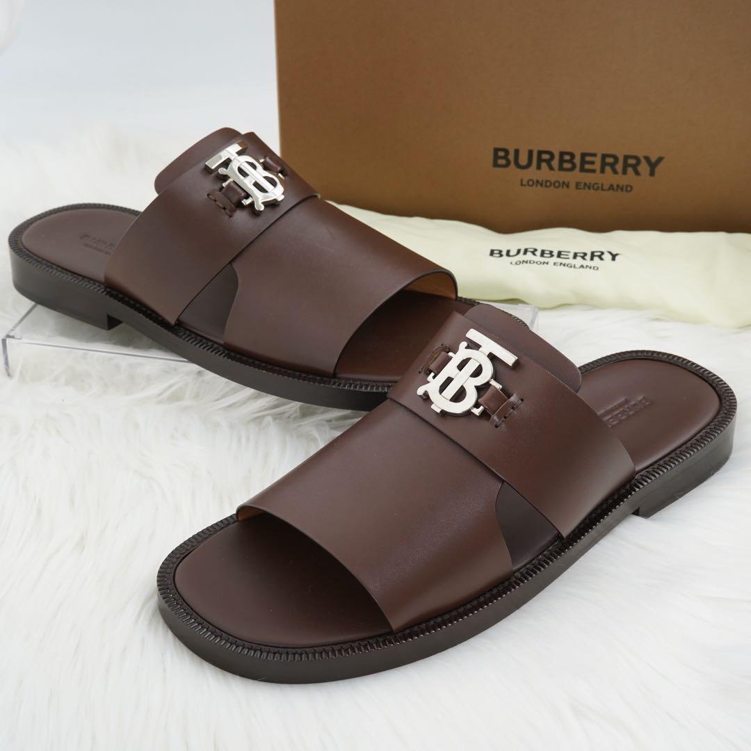 新品未使用品　BURBERRY LONDON サンダル　TBモノグラム　ブラウン