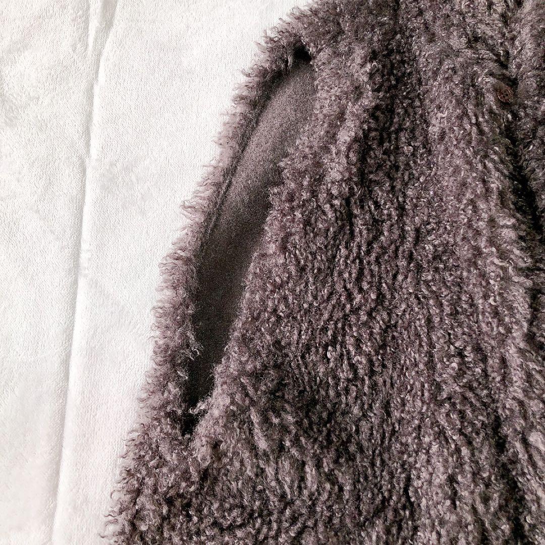 コグザビッグスモーク KRISTEN VEST ファーベスト グレー NOBLE