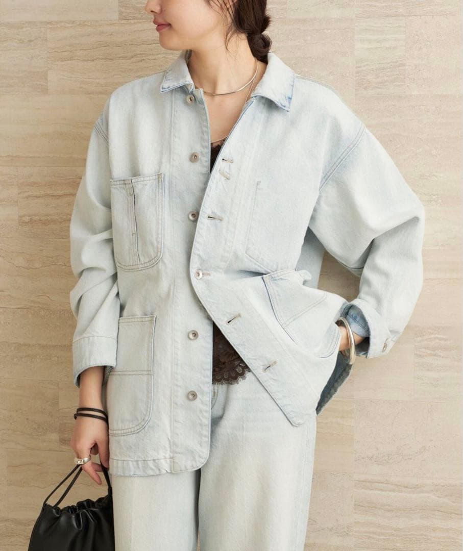 plage bleach coverall デニムカバーオール