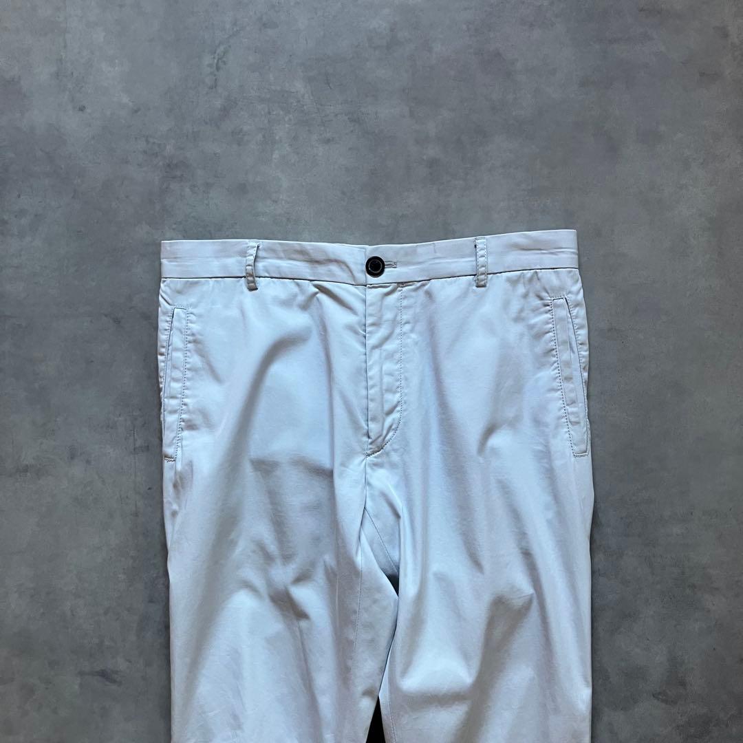 パンツ 00s archive LANVIN 3D tech white pants