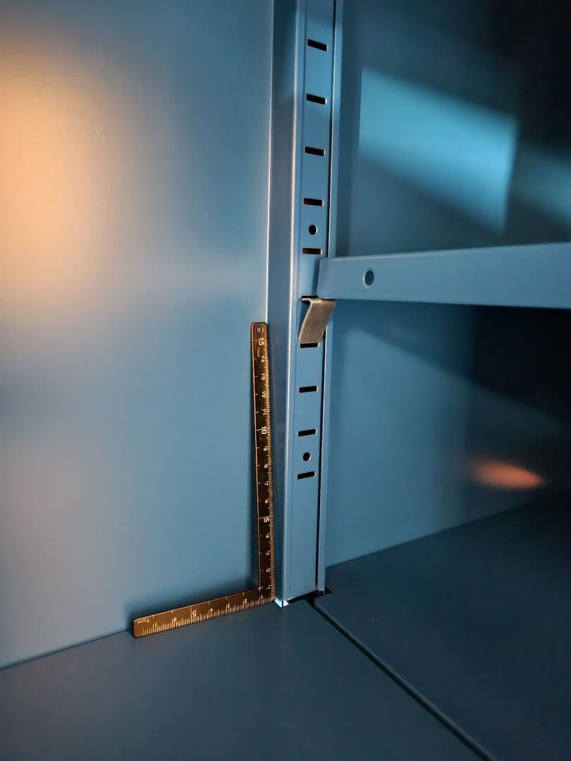 【出品1/31まで】IKEA　PS キャビネット ブルー スチールキャビネット