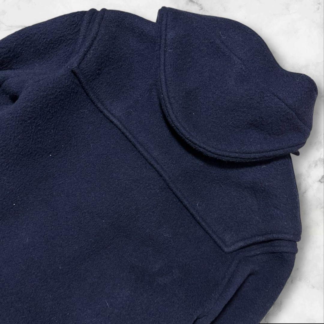 【極美品】英国製 Lサイズ グローバーオール ダッフルコート チェック 水牛