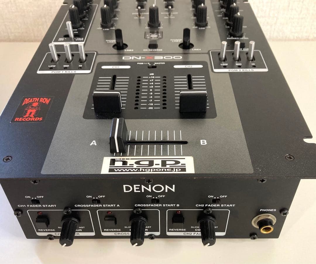 DENON DN-X300 DJミキサー アダプター付き
