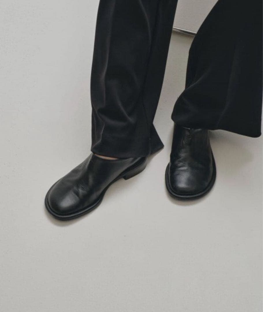 靴 todayful Slide Leather Shoes