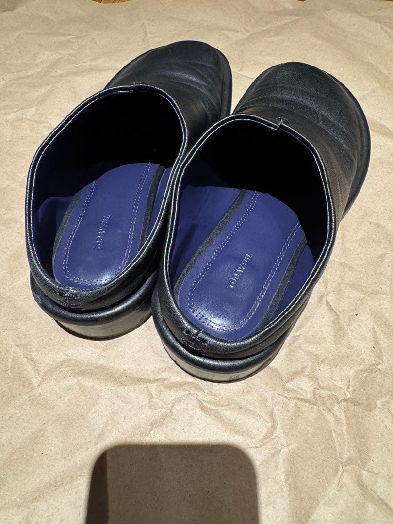 靴 todayful Slide Leather Shoes