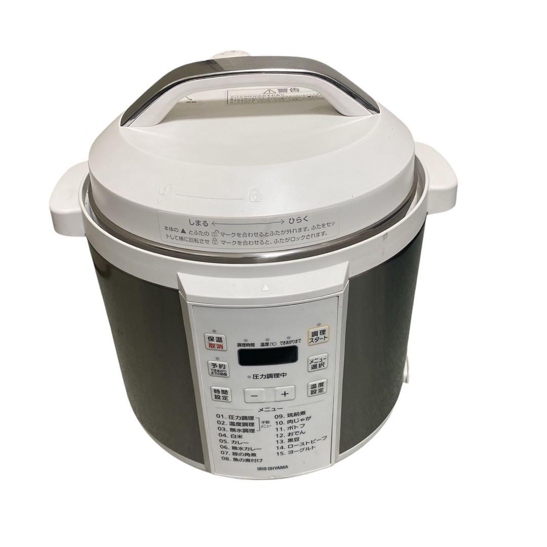 IRIS OYAMA 電気圧力鍋　PC-EMA6-W