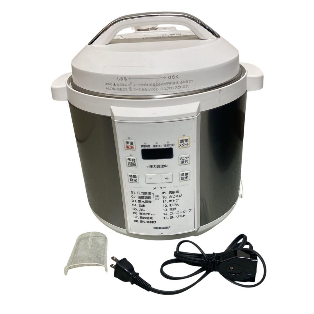 IRIS OYAMA 電気圧力鍋　PC-EMA6-W