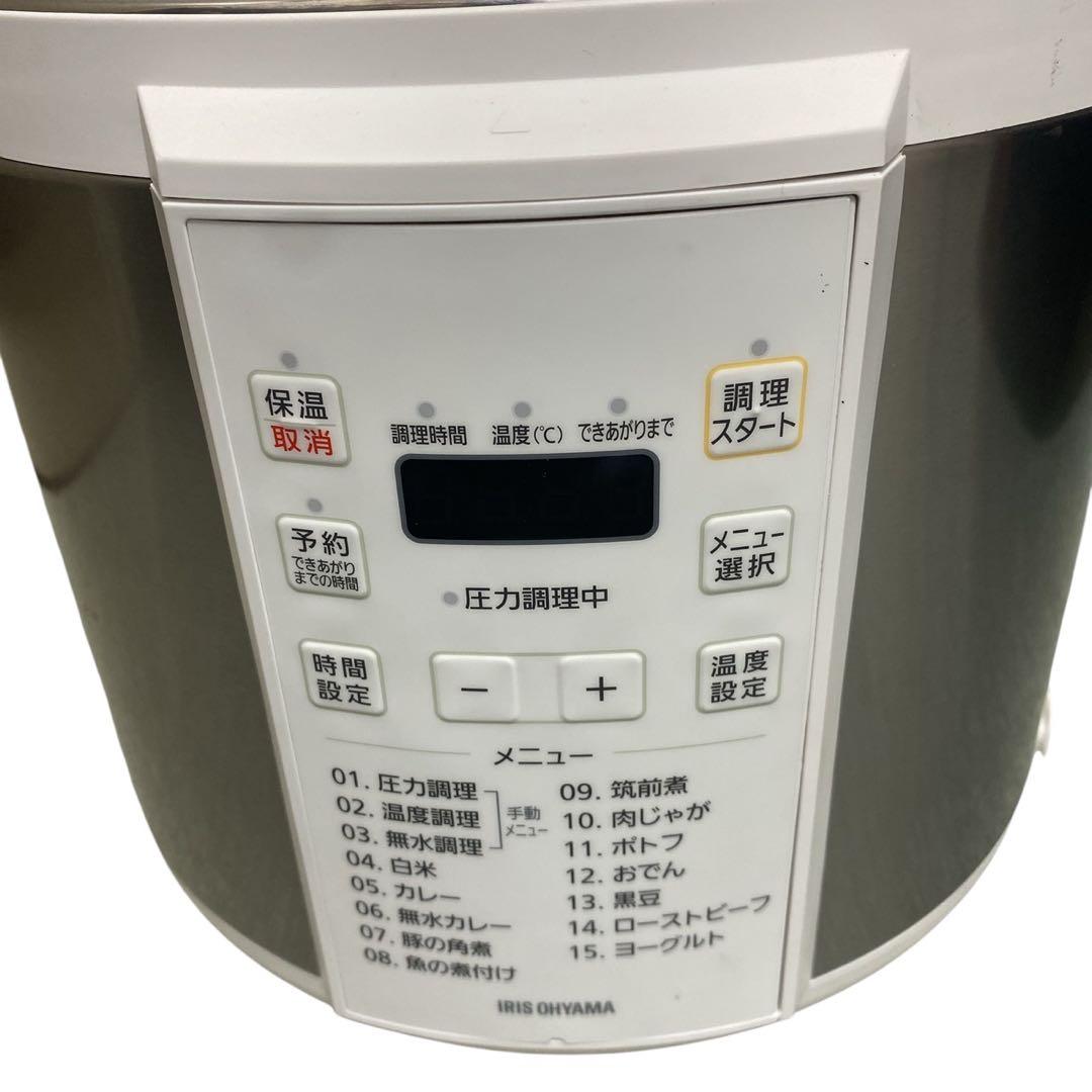 IRIS OYAMA 電気圧力鍋　PC-EMA6-W