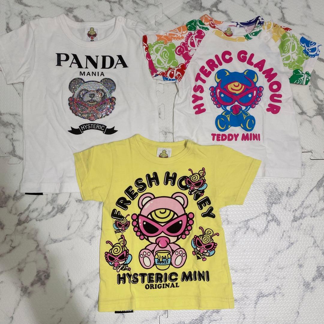 AK♡ヒスミニ♡半袖シャツ スパッツセット【80cm~90cm】