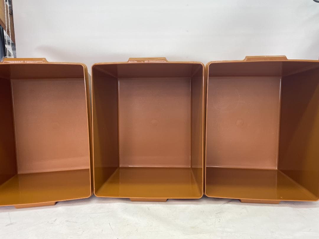 ウルトラディープ　スーパーケース　タッパーウェア　茶3黒1 06c06