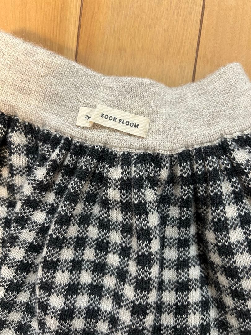 soorploom チェックスカート ニット ボトムス