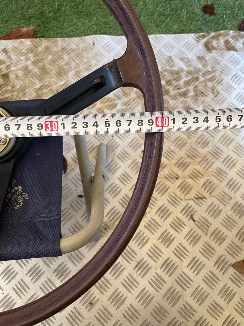 日産ブルーバード510純正ウッドハンドル ホーンボタンset