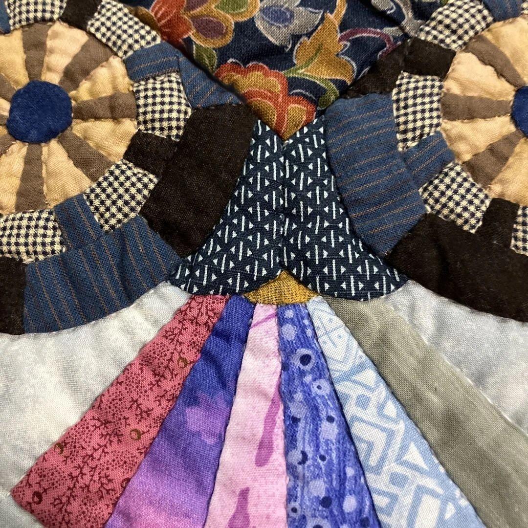 m*u様 新品　家紋のモチーフ パッチワークキルト　タペストリー他　127cmx