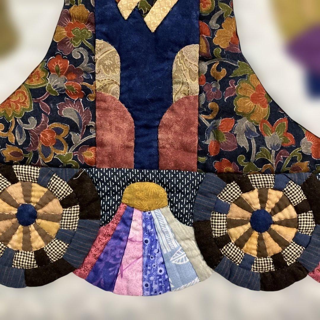 m*u様 新品　家紋のモチーフ パッチワークキルト　タペストリー他　127cmx