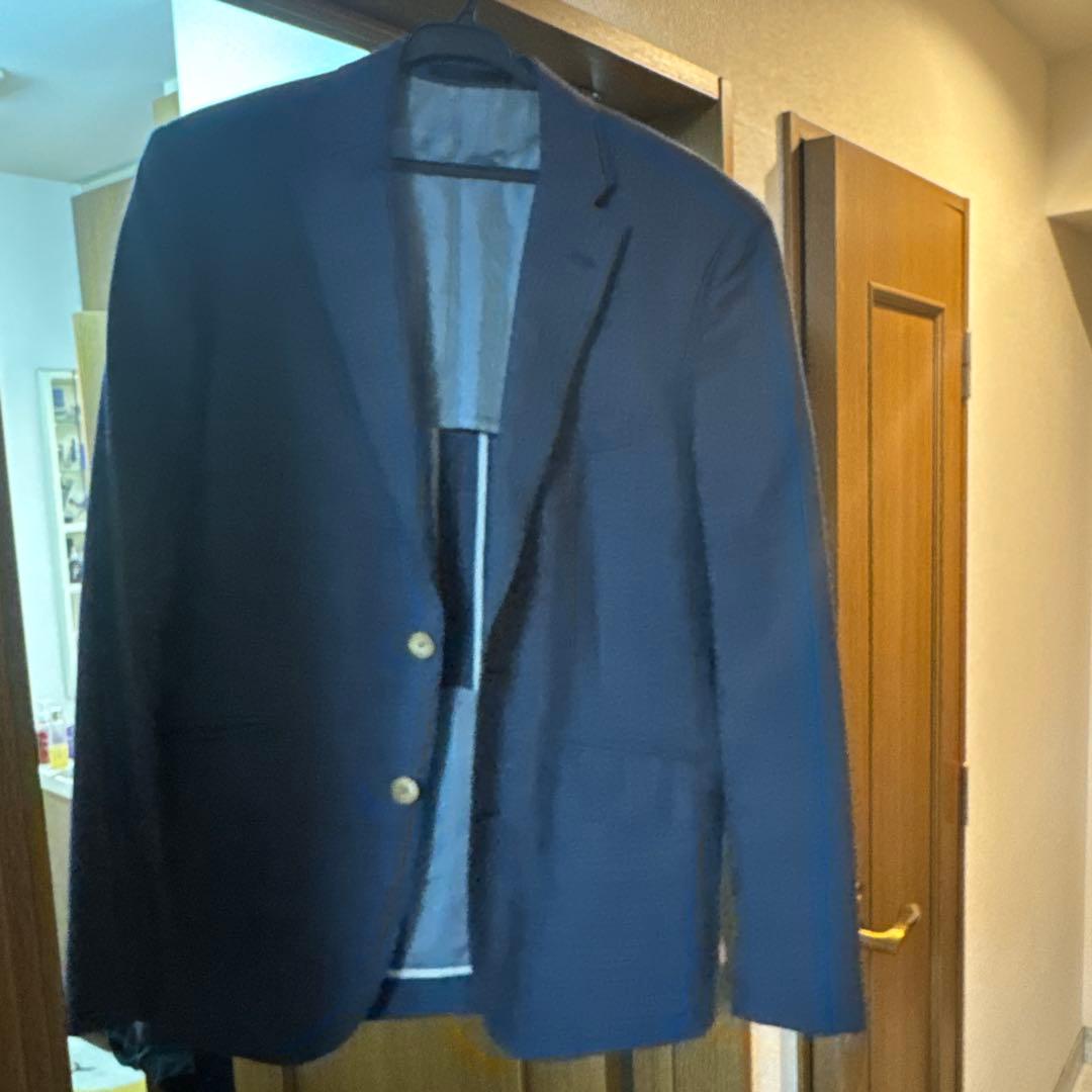 ネイビー ビジネススーツ 3点セット