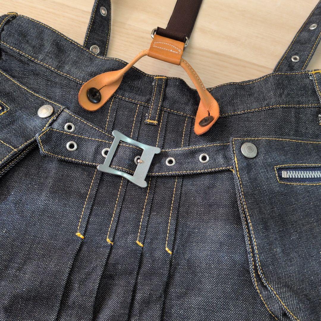 廃盤‼️希少‼️オゾンコミュニティ　デニム　ポケット　サスペンダー　マイクロミニ