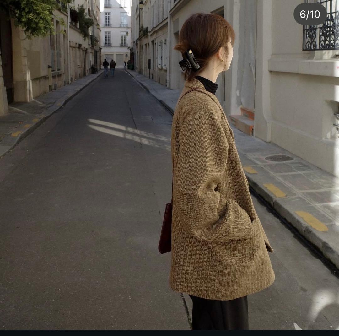 ジャケット・アウター Eaphi WOOL TWEED JACKET