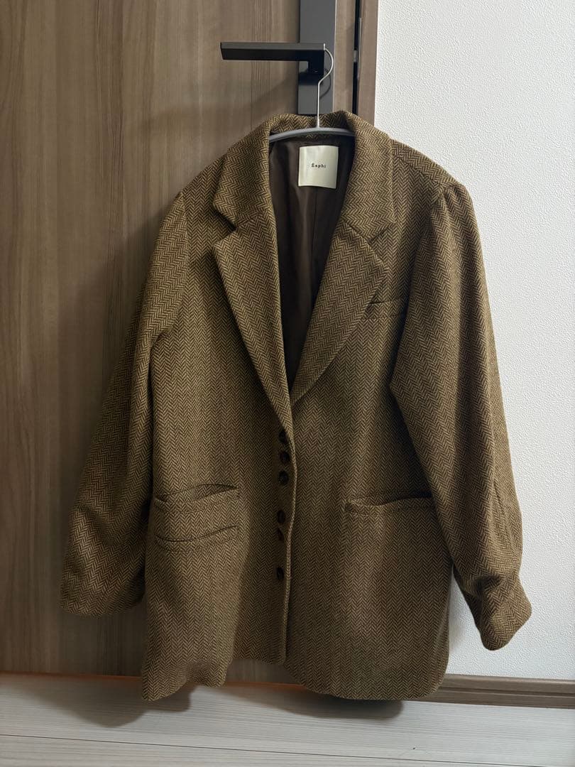 ジャケット・アウター Eaphi WOOL TWEED JACKET