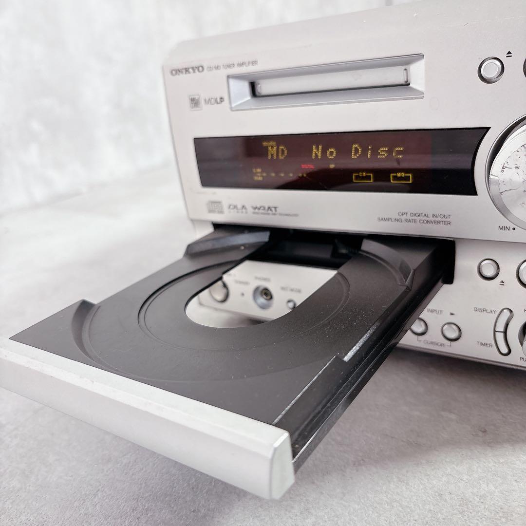 V622 ONKYO FR-9GX CD MD チューナーアンプ オーディオ機器