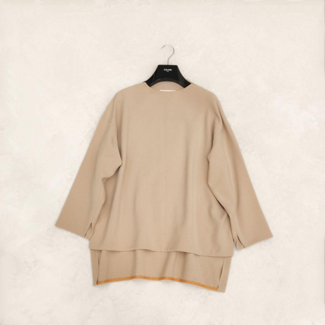 未使用 ENFOLD スポンジダブルクロススリットネックTOP エンフォルド