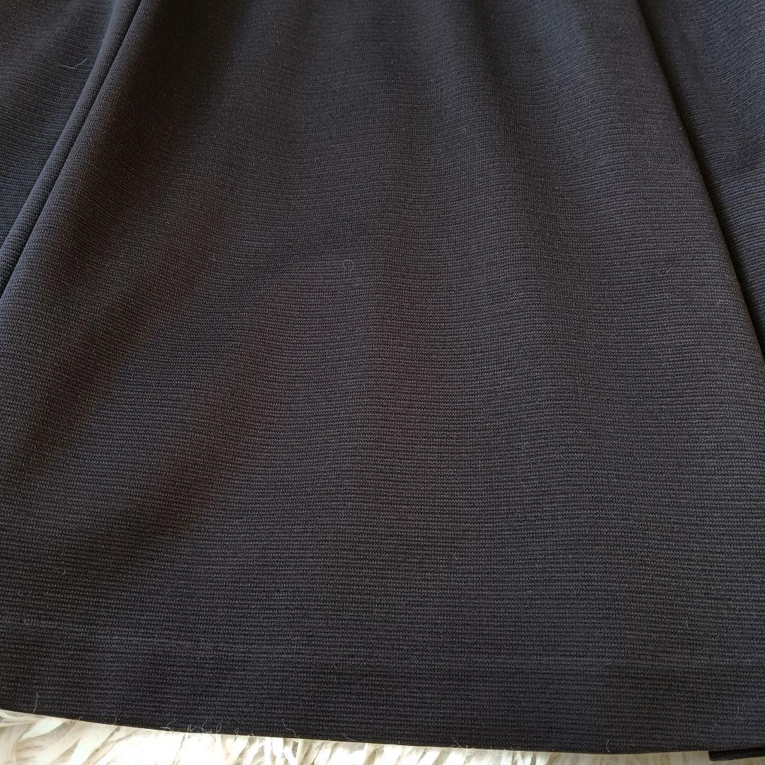 【23区】 新品 襟付きグログランワンピース ネイビー 44 セレモニー