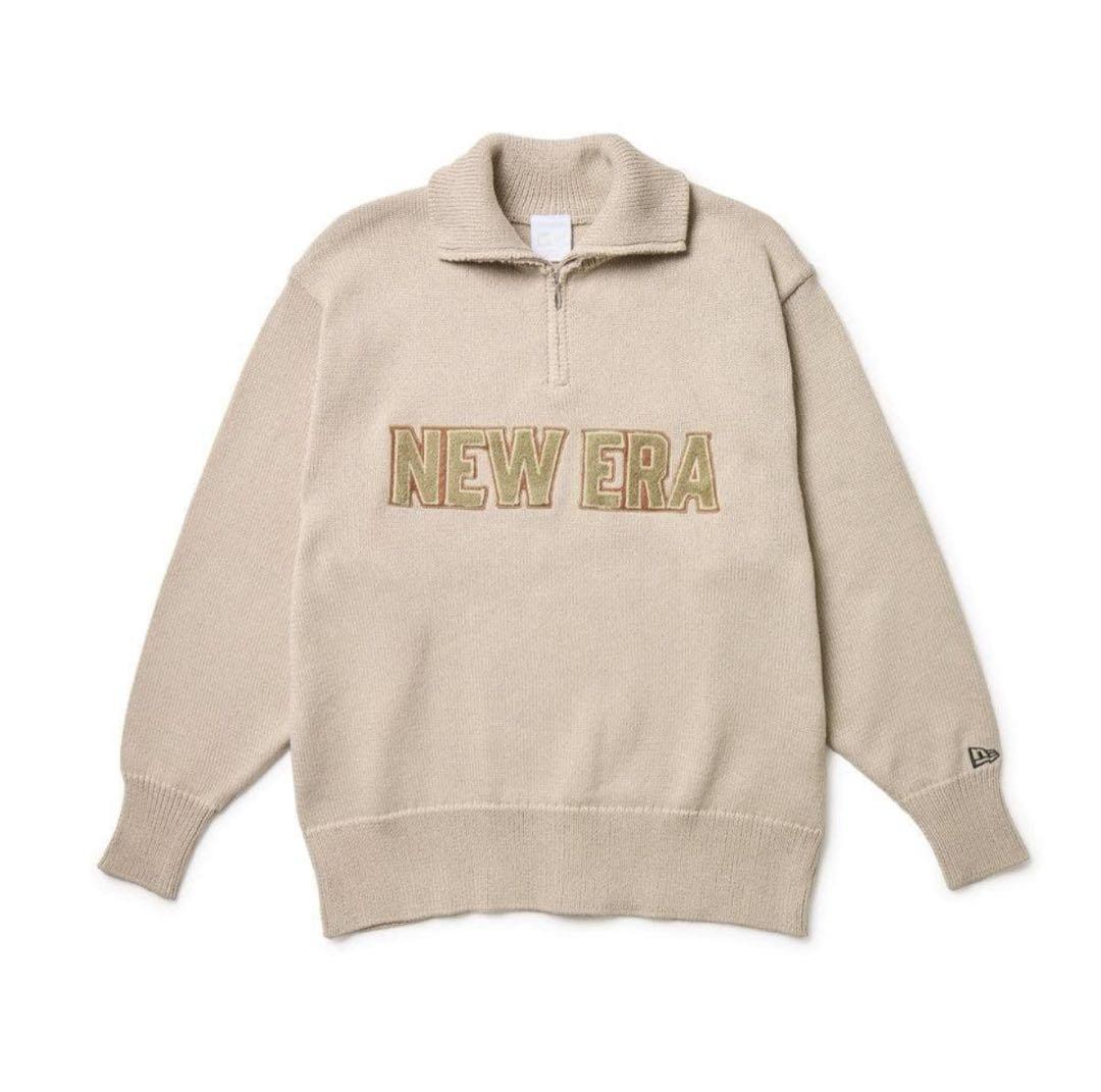 ニューエラ ゴルフ レディース ニット プルオーバー アイボリー Mサイズ