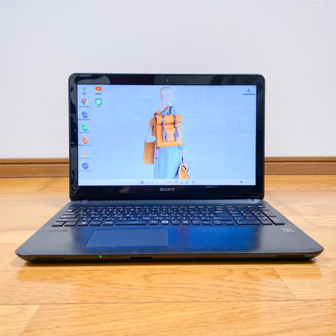 VAIOノートパソコン✨Corei5 SSD256GB メモリ8 バッテリー〇