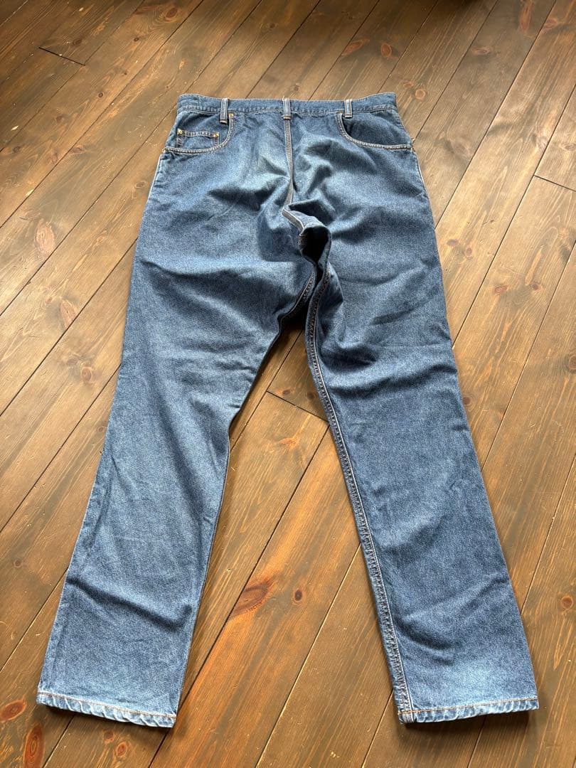 メルシーボークー Leeコラボ うしろまえデニムパンツ