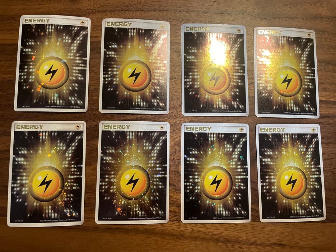 ポケモンカード　アクマグ雷エネルギー　8枚