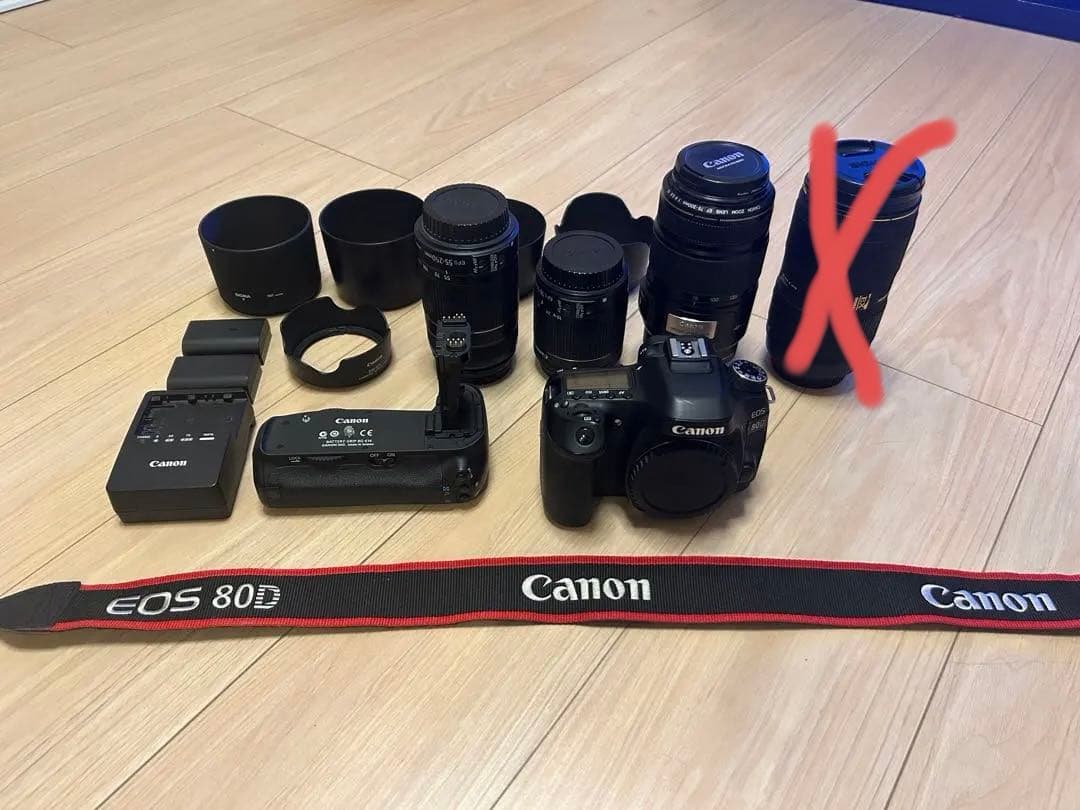 Canon EOS80Dまとめ売り 一眼レフカメラ