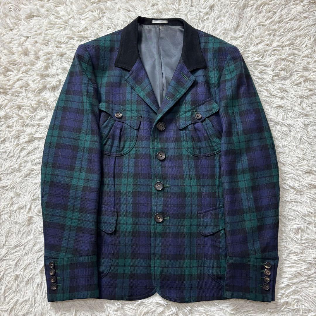 美品 ポールスミス テーラードジャケット ブラックウォッチ チェック柄 M