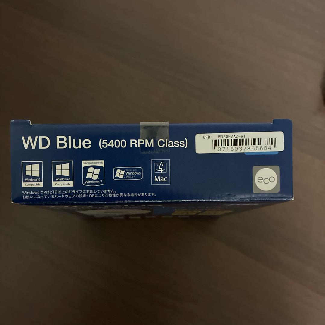 3.5インチHDD 6TB WD Blue WD60EZAZ-RT