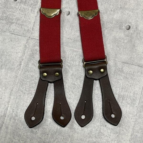 Filson USA製 サスペンダー 本革×平ゴム 幅広 アメリカ製 フィルソン