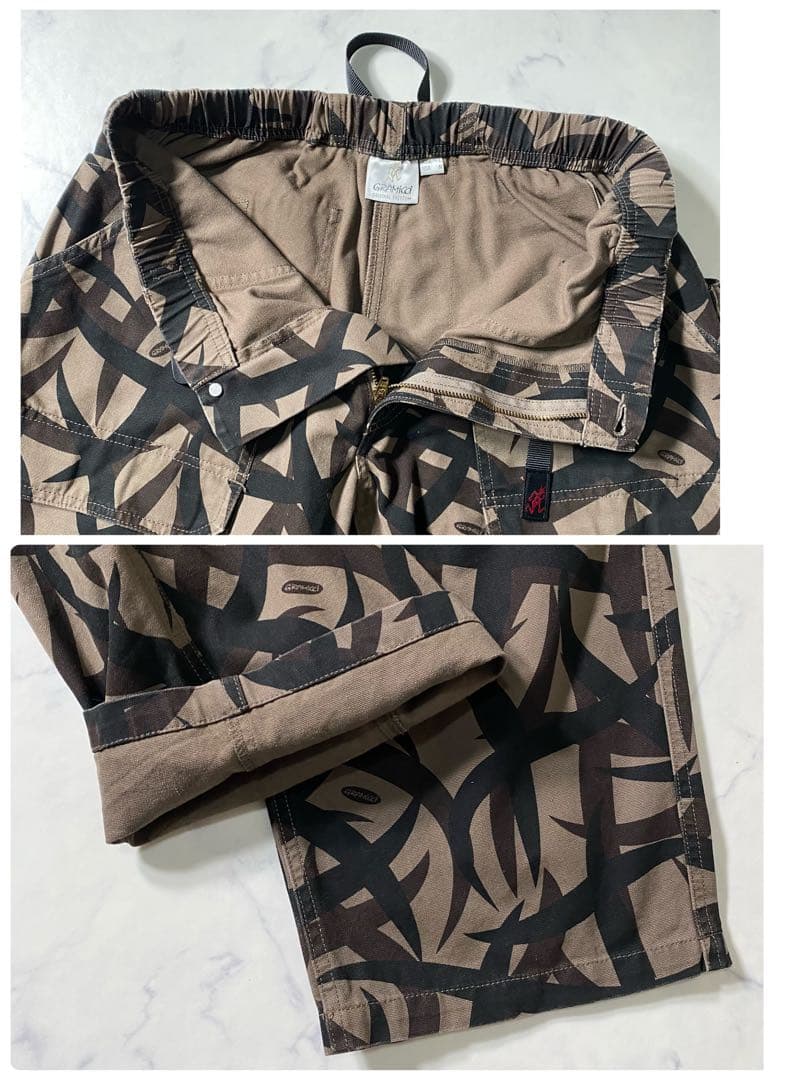 【美品】グラミチ　ワークパンツ　トライバルカモ　CANVAS EQT PANT