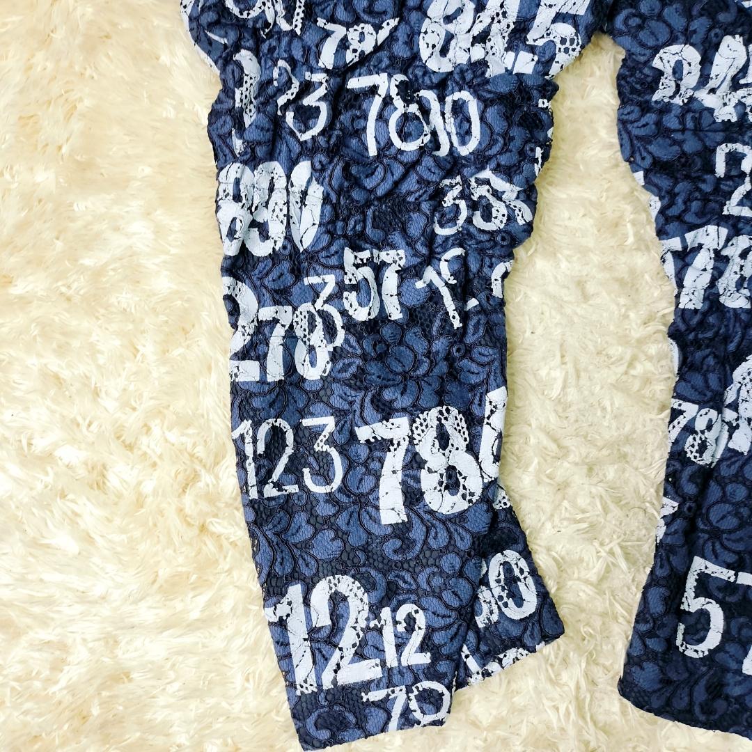 【希少】 コムデギャルソンオムプリュス シャーリング ナンバープリントパンツ