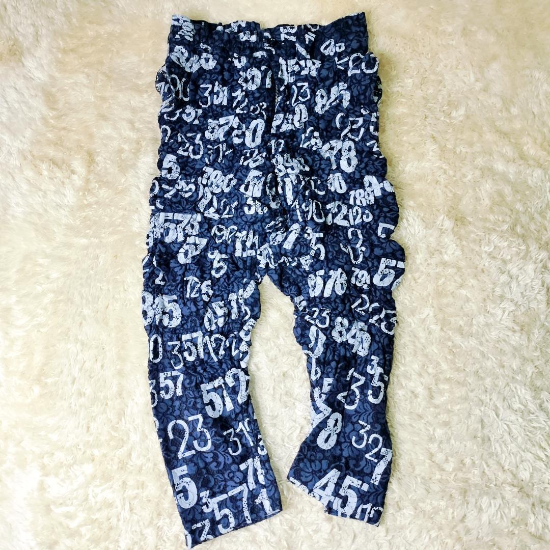 【希少】 コムデギャルソンオムプリュス シャーリング ナンバープリントパンツ