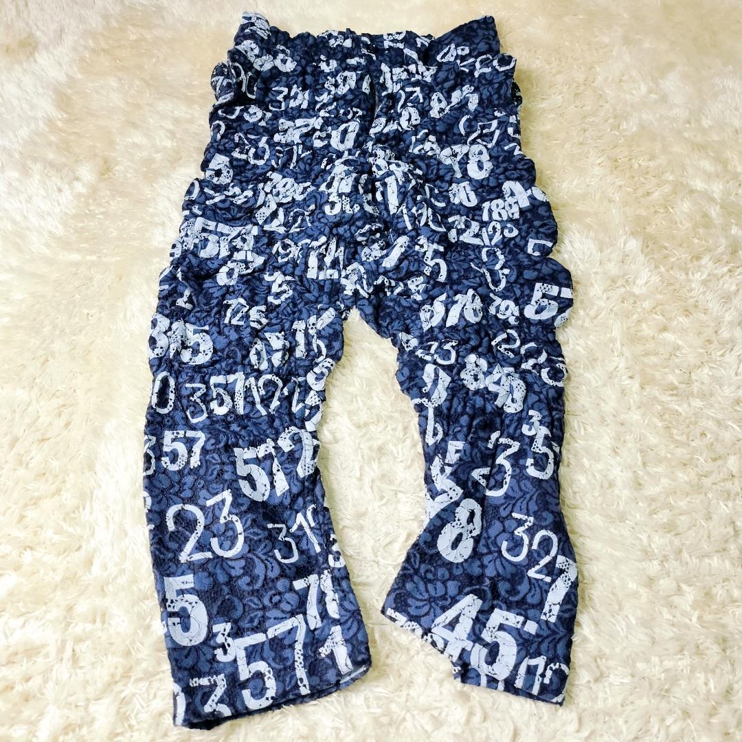 【希少】 コムデギャルソンオムプリュス シャーリング ナンバープリントパンツ