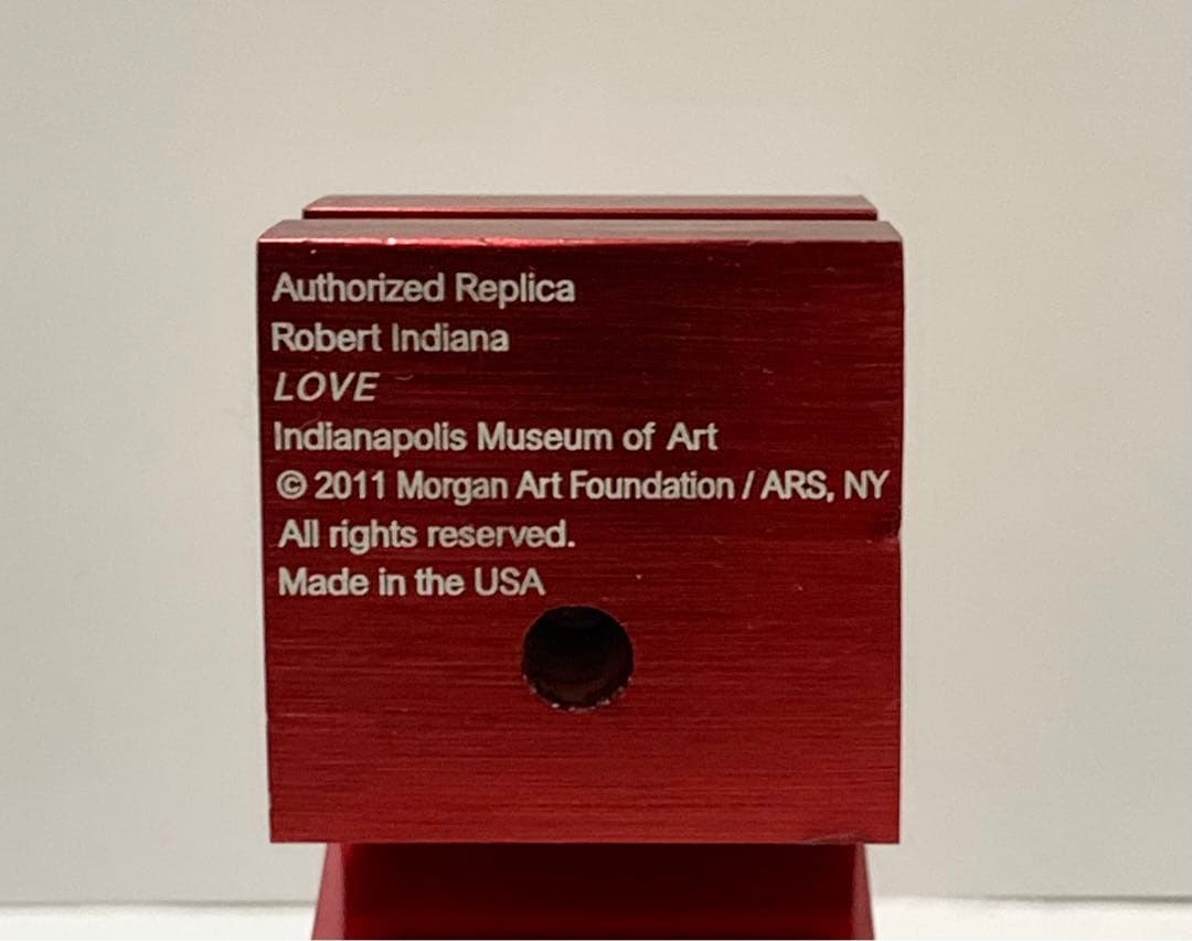 ロバート・インディアナ LOVE オブジェ 赤 Robert Indiana